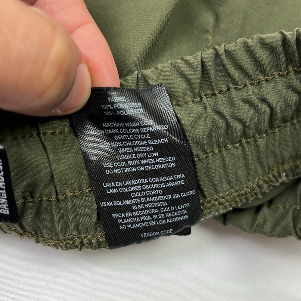 Akademiks Men Medium Olive Green Cargo Jogger Pockets‎ Pant Drawstring Tie Waist - Picture 6 of 9